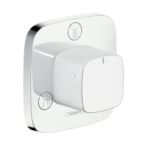 Запорный/переключающий вентиль Hansgrohe PuraVida ¾ для скрытого монтажа (Trio/Quattro) хром