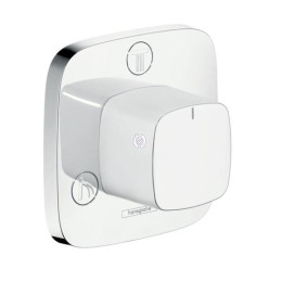 Запорный/переключающий вентиль Hansgrohe PuraVida ¾ для скрытого монтажа (Trio/Quattro) хром