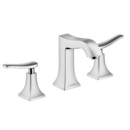Смеситель для раковины Hansgrohe Metris Classic врезной на 3 отверстия хром 
