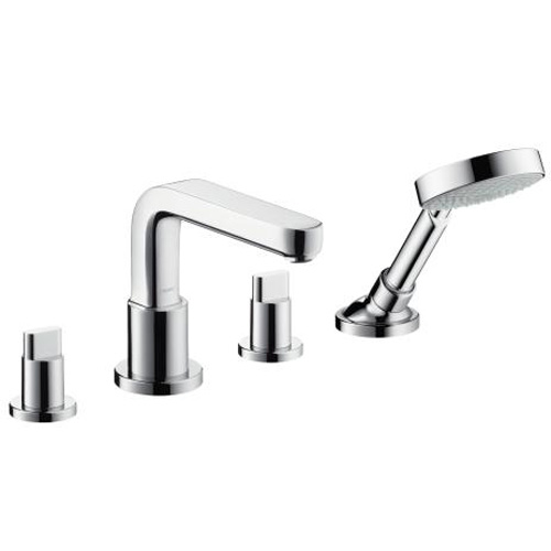 Смеситель для ванны Hansgrohe Metris S врезной на 4 отверстия (внешняя часть) хром 