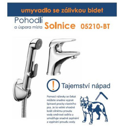 Набор для биде Imprese Solnice хром