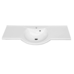 Умывальник Fancy Marble Anna 1200 из искусственного камня 120 см мебельная или подвесная