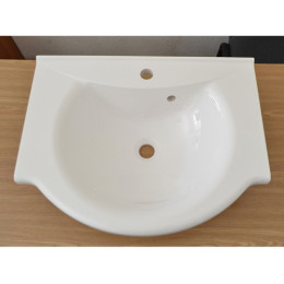 Умывальник Fancy Marble Anna 700 из искусственного камня 70 см мебельный или подвесной