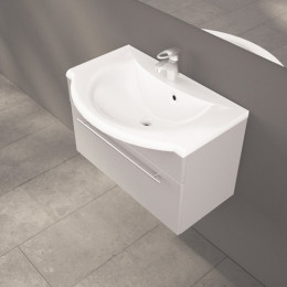 Умывальник Fancy Marble Anna 700 из искусственного камня 70 см мебельный или подвесной