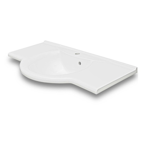 Умывальник Fancy Marble Anna 900 из искусственного камня 90 см мебельный или подвесной