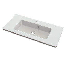 Умывальник Fancy Marble Annabelle 800 из искусственного камня 80 см мебельный