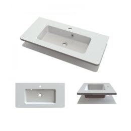 Умывальник Fancy Marble Annabelle 800 из искусственного камня 80 см мебельный
