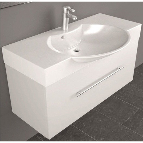 Умывальник Fancy Marble Carme 980 из искусственного камня 98 см мебельный
