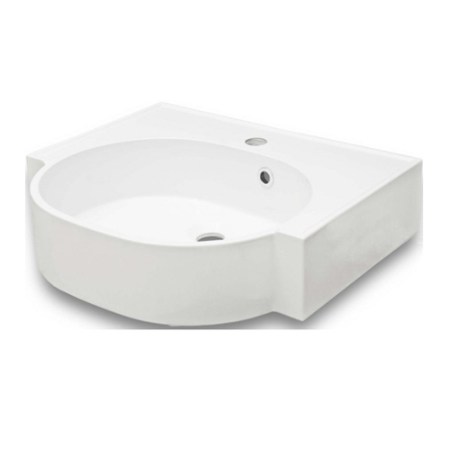 Умывальник Fancy Marble Comfort 500 из искусственного камня 50 см мебельный или подвесной