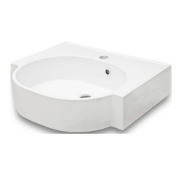 Умывальник Fancy Marble Comfort 500 из искусственного камня 50 см мебельный или подвесной