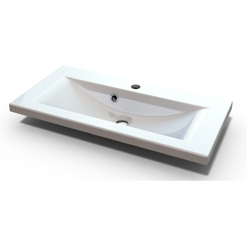 Умывальник Fancy Marble Elina 700 из искусственного камня 70 см мебельный, подвесной или врезной в столешницу
