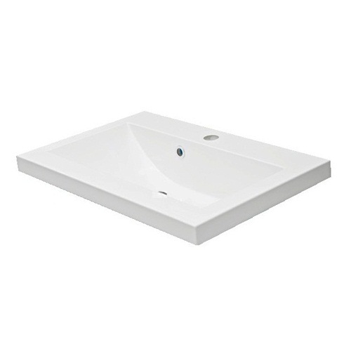 Умывальник Fancy Marble Jody 600 из искусственного камня 60 см мебельный, подвесной или врезной в столешницу