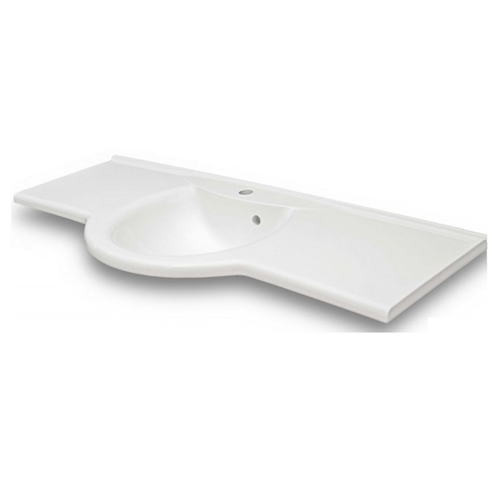 Умывальник Fancy Marble Lena 1400 из искусственного камня 140 см мебельный