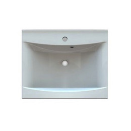 Умывальник Fancy Marble Lucia 600 из искусственного камня 60 см мебельный или врезной в столешницу