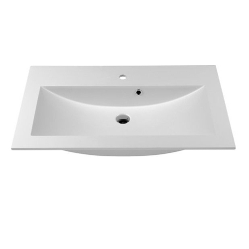 Умывальник Fancy Marble Mikaela 900 из искусственного камня 90 см мебельный или врезной в столешницу