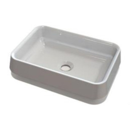 Умывальник Fancy Marble Morena 450 из искусственного камня 45 см мебельный на столешницу
