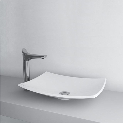 Умывальник Fancy Marble Natura 500 из искусственного камня 50 см накладной на столешницу
