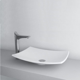 Умывальник Fancy Marble Natura 500 из искусственного камня 50 см накладной на столешницу
