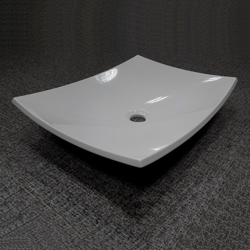 Умывальник Fancy Marble Natura 500 из искусственного камня 50 см накладной на столешницу