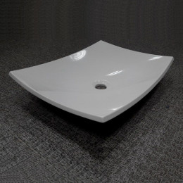 Умывальник Fancy Marble Natura 500 из искусственного камня 50 см накладной на столешницу