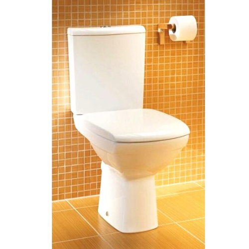 Унитаз Cersanit Carina (Церсанит Карина) компакт напольный безободковый (Clean On) с сиденьем и крышкой из дюропласта с микролифтом