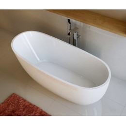 Окремостояча ванна Excellent Comfort, овальна, 175×80 см, суцільнолита, виготовлена з санітарного акрилу