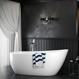 Окремостояча ванна Excellent Comfort, овальна, 175×80 см, суцільнолита, виготовлена з санітарного акрилу