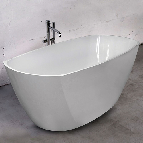 Ванна Fancy Marble Albert отдельно стоящая 175х78 из искусственного камня