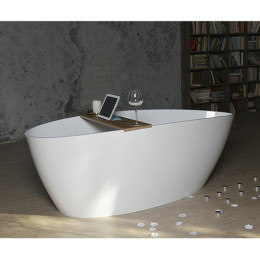 Ванна Fancy Marble Dolores отдельно стоящая 170х77 из искусственного камня