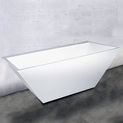 Ванна Fancy Marble Edward отдельно стоящая 180х80 из искусственного камня