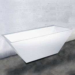 Ванна Fancy Marble Edward отдельно стоящая 180х80 из искусственного камня