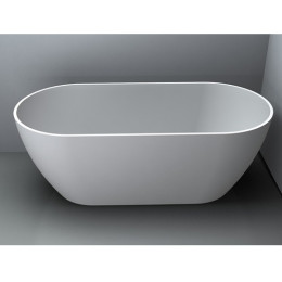 Ванна Fancy Marble Greenland отдельно стоящая 170х80 из искусственного камня