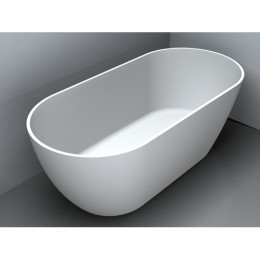Ванна Fancy Marble Greenland отдельно стоящая 170х80 из искусственного камня