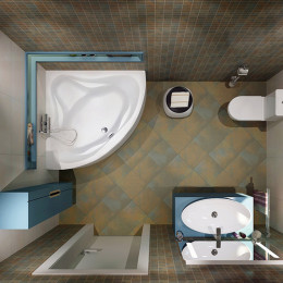 Кутова акрилова ванна Koller Pool Tera 150х150 