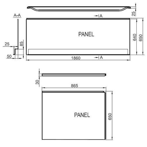 Ванна Ravak You прямоугольная 175х85 акриловая