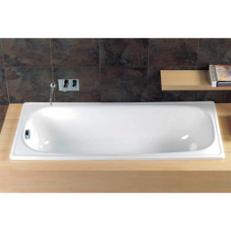 Ванна стальная BLB Europa 120x70 см прямоугольная белая